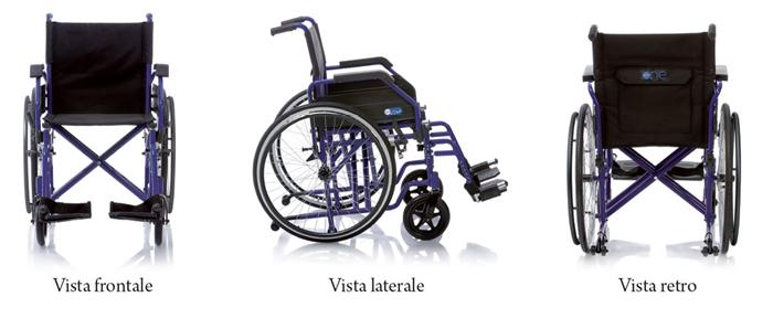 Carrozzina pieghevole ad Autospinta Trasformabile ARDEA One DUAL - CP200 su  CFS PRODOTTI MEDICALI