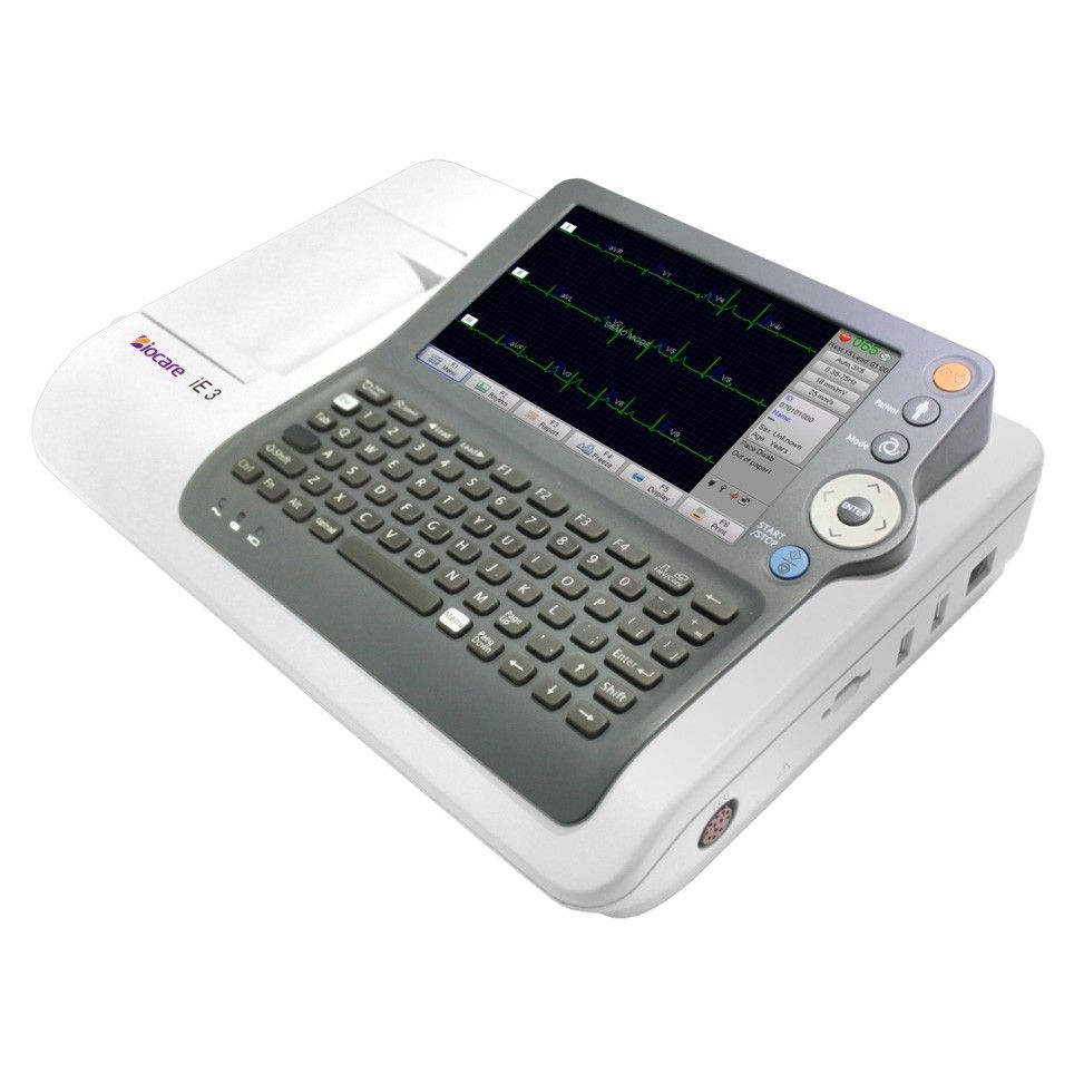 Elettrocardiografo ecg portatile Biocare ie300 a 12 derivazioni