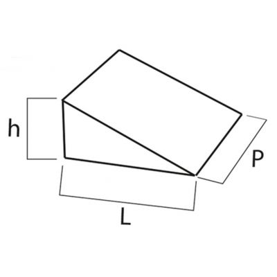 Cuscino a forma di cuneo 45x60x15 cm su CFS PRODOTTI MEDICALI