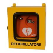 Teca per defibrillatore DEF041TA da esterno con termoregolatore e antifurto