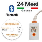 PC-Ecg CARDIOLINE TouchECG HD+ con software PC Windows e guscio protettivo in silicone