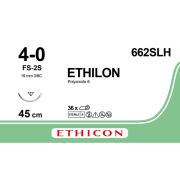 Sutura Ethicon ETHILON 662SLH - 4-0, Ago 3/8 FS-2S mm 19 - Nero (conf. 36 pz.)